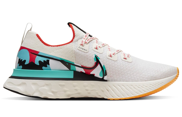 Nike React Infinity Run Flyknit 1 White Camo — фото 7