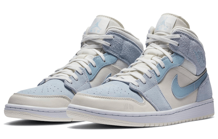 Jordan Air Jordan 1 Mid Grey Blue — фото 7