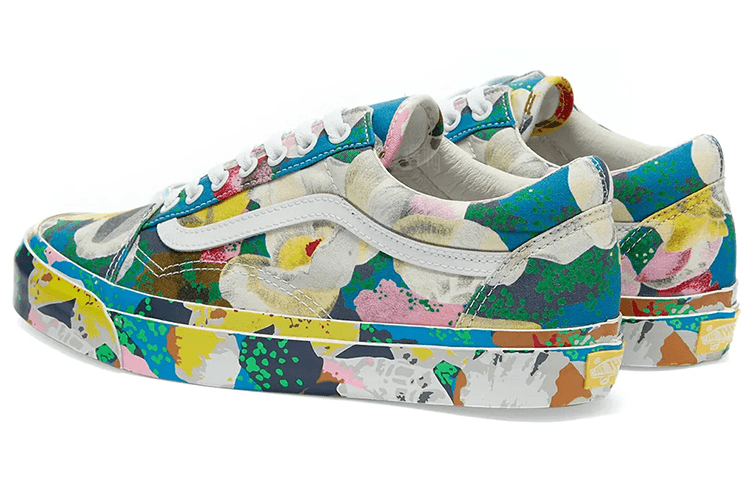 Vans KENZO x Vans Old Skool Blue Green White — фото 8