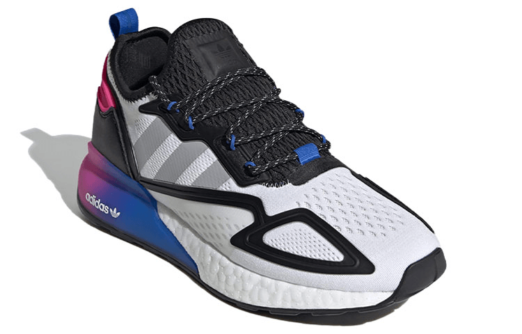 adidas originals adidas ZX 2K Boost White Purple Blue — фото 9