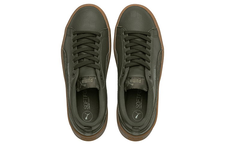 Puma Smash Platform Olive — фото 9