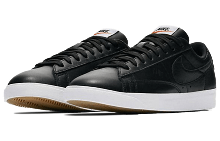 Nike Blazer Low LE Black White — фото 8