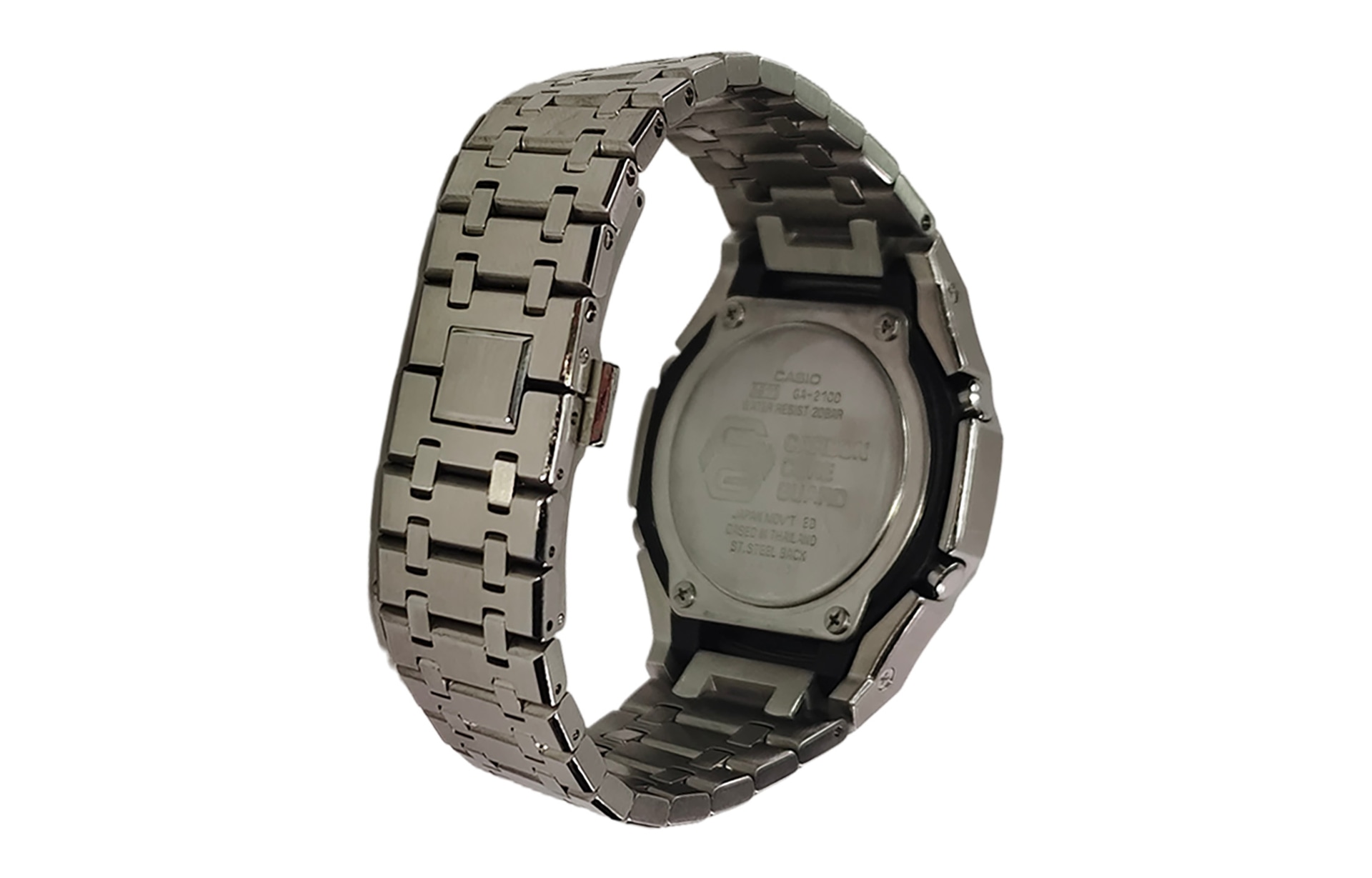 Casio GA2100 Diamond Silver Stainless Steel — фото 3