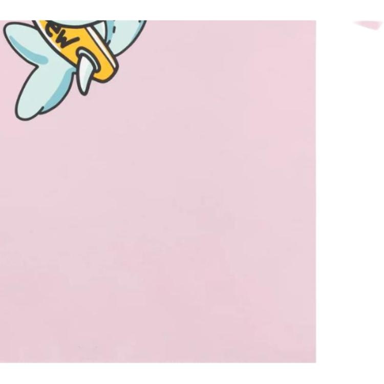 Drew House Cartoon Shark Tee Pink — фото 3