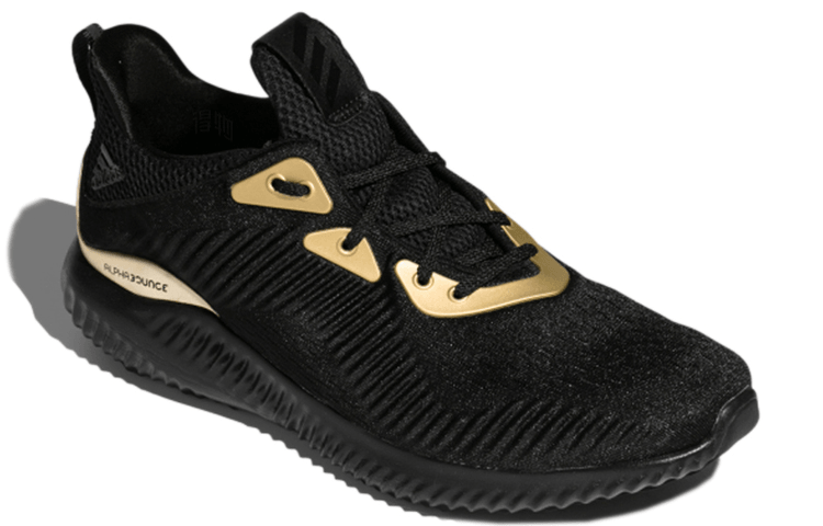 Adidas Alphabounce 1 Black Gold — фото 8
