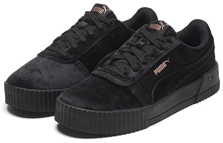 Puma Carina Velvet Black Gold — фото 7