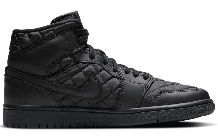Jordan Air Jordan 1 Mid SE "Black Quilted" — фото 7