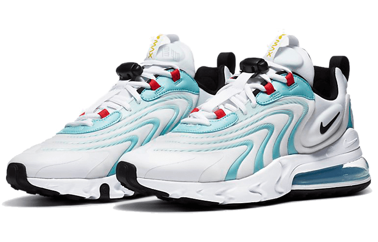 Nike Air Max 270 React ENG White Blue — фото 6