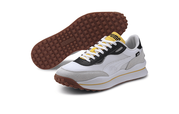 Puma Style Rider Warm Texture White Grey Black — фото 10
