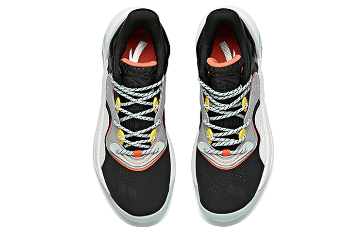 Anta KT Basketball Shoes Black Grey Green — фото 7