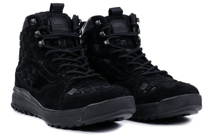 Vans Gore-Tex x Vans Vault Ultrarange Hi MTE LX Black Checkerboard — фото 7
