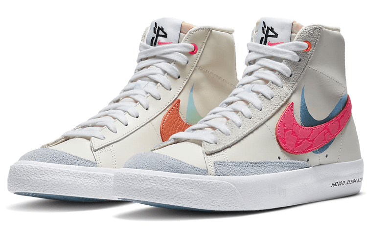 Nike Blazer 77 Mid White Red Blue — фото 8