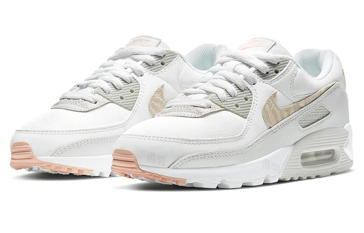 Nike Air Max 90 Grey White Pink — фото 8