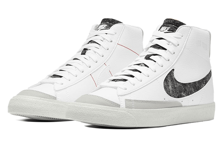 Nike Blazer 77 Mid Off-White Black — фото 8