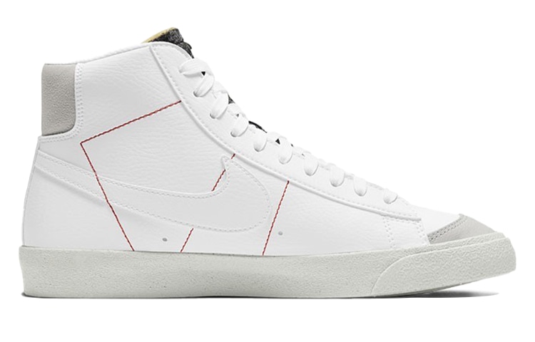 Nike Blazer 77 Mid Off-White Black — фото 7