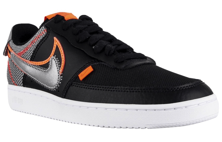 Nike Court Vision 1 Low Premium Black Grey — фото 8