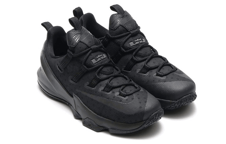 Nike Lebron 13 Low "Triple Black" — фото 8