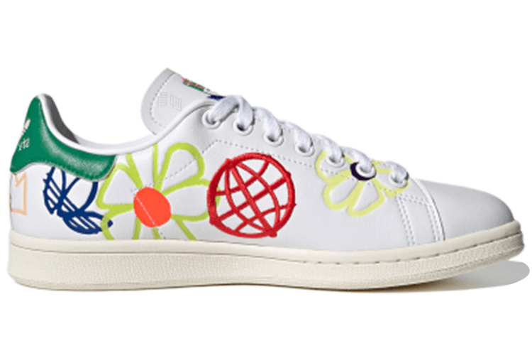 adidas originals Stan Smith White Green Red — фото 7