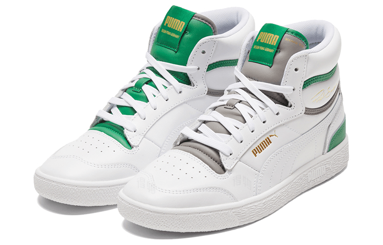 Puma Ralph Sampson Mid White Green Grey — фото 8