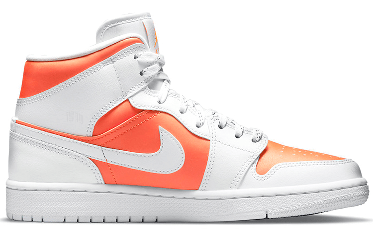 Jordan Air Jordan 1 Mid White Orange — фото 7