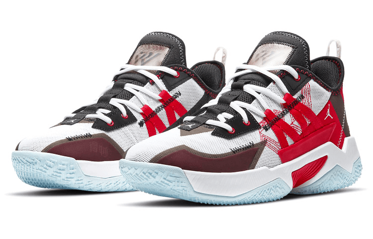 Jordan One Take 2 PF Red Brown White — фото 8