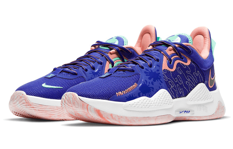 Nike PG 5 Blue Pink — фото 8