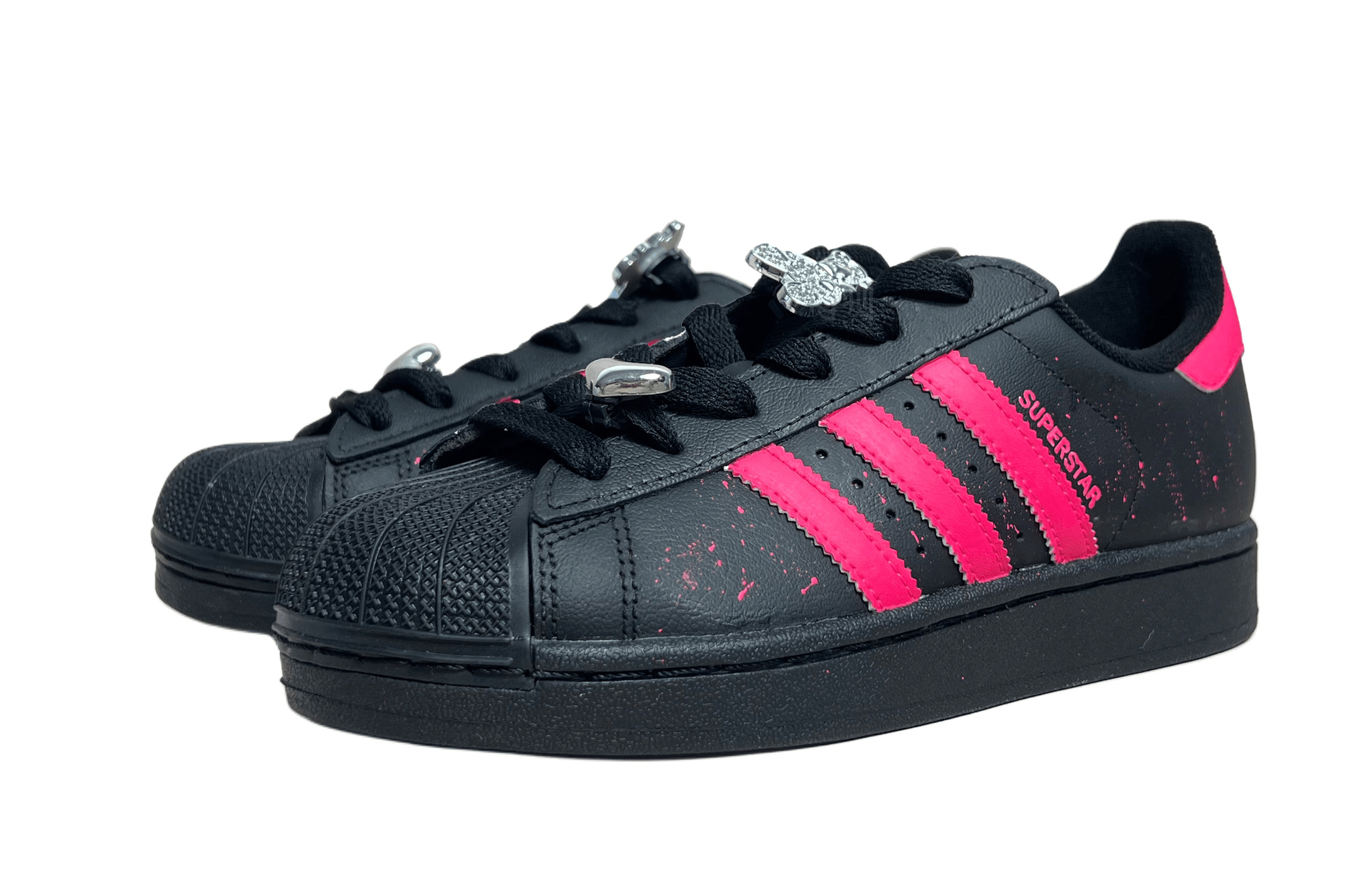 adidas originals adidas Superstar 2 Black Pink — фото 9
