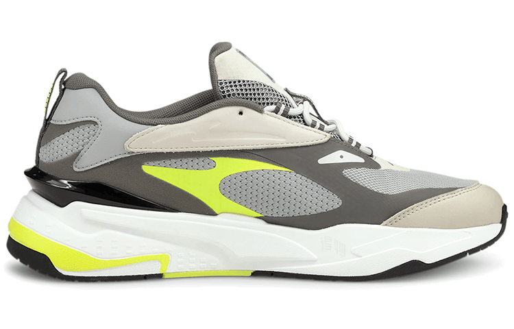 Puma RS-Fast Neon White Brown Yellow — фото 6