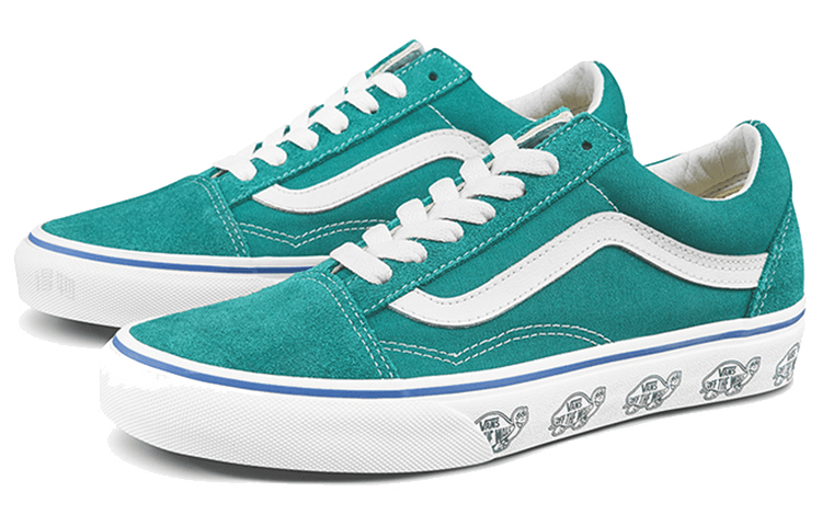 Vans Old Skool Turtle Print Green — фото 6