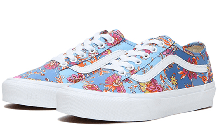 Vans Liberty Fabrics x Vans Old Skool Tapered Blue — фото 6