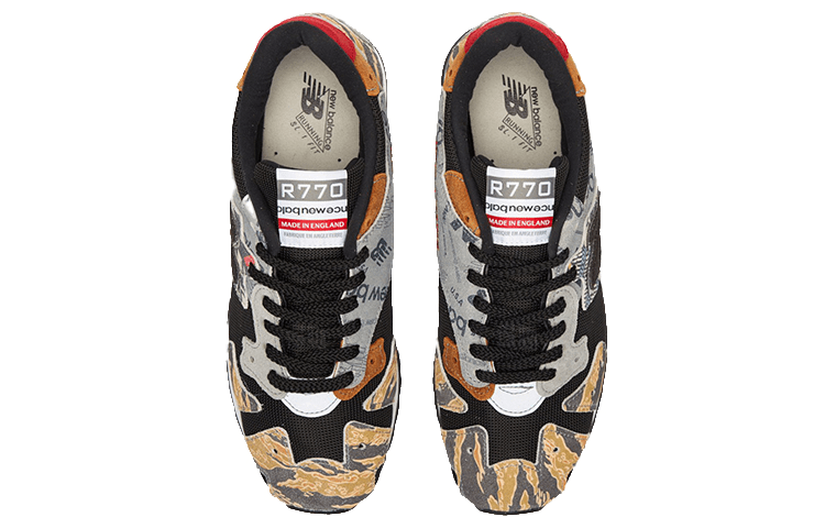 New Balance SNS x New Balance 770 Low Black Grey Yellow — фото 7