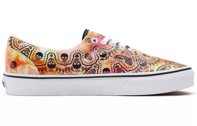 Vans Era Skull Print Orange — фото 5