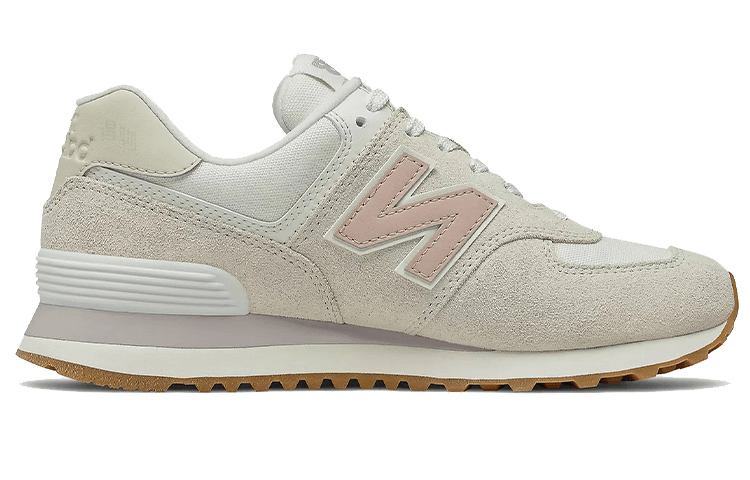 New Balance 574 Pink White — фото 11