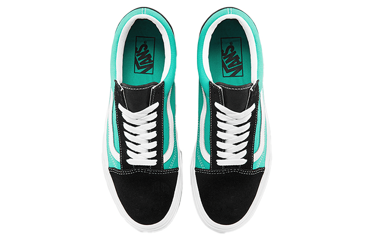 Vans Old Skool Blue Black White — фото 7