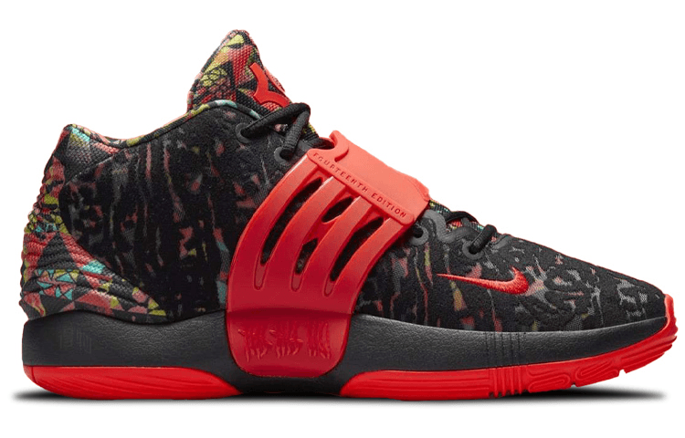 Nike KD 14 EP "Ky-D" Black Red Multicolor — фото 7