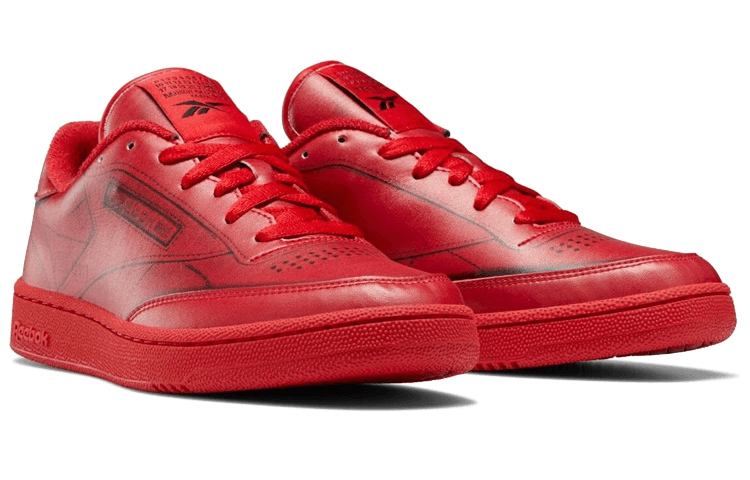 Reebok Maison Margiela x Reebok Club C Red — фото 8