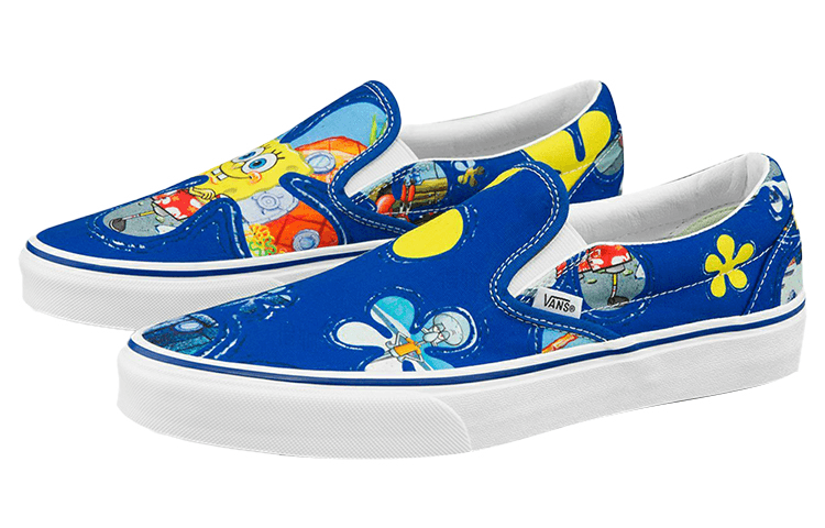 Vans x SpongeBob SquarePants Slip-On Blue — фото 6