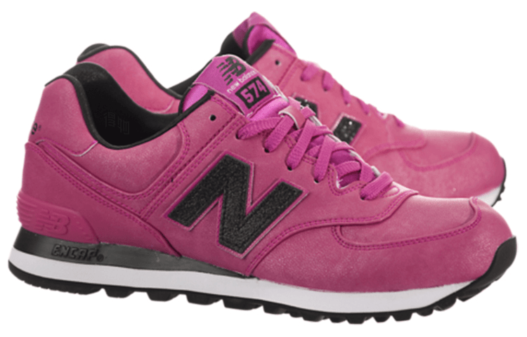 New Balance 574 Magenta Black — фото 2