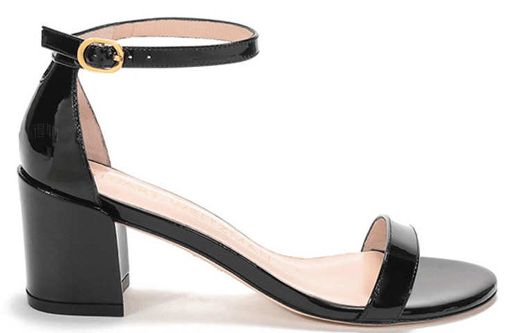 Stuart Weitzman Тапочки (Арт. SIMPLEPATPATENT黑) — фото 7