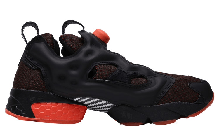 Reebok Instapump Fury Black Orange — фото 7
