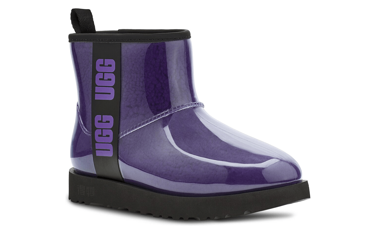 Ugg Classic Clear Mini Black Purple — фото 8