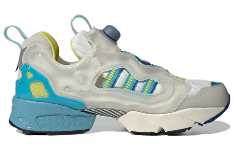 adidas originals Reebok x adidas ZX Fury White Blue — фото 8