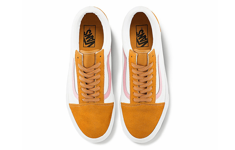 Vans Old Skool White Yellow — фото 6