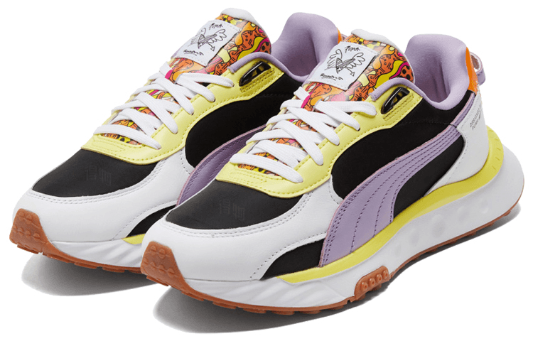 Puma Wild Rider Romero Britto White Yellow — фото 8