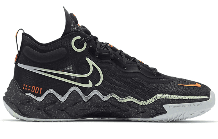 Nike Air Zoom G.T. Run EP Black Green Orange — фото 7