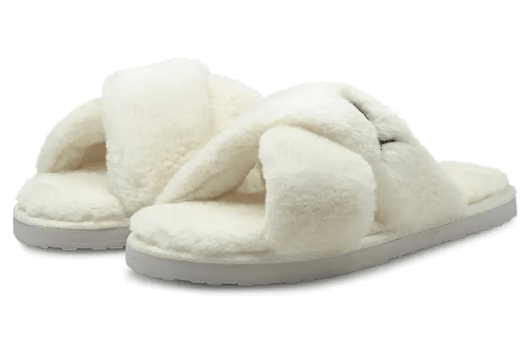 Puma Fluff Slide White — фото 8