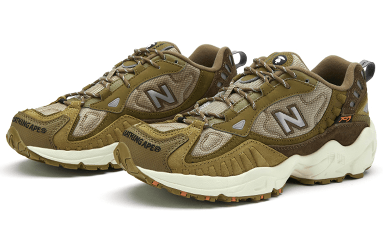 New Balance Aape x New Balance 703 Olive — фото 8