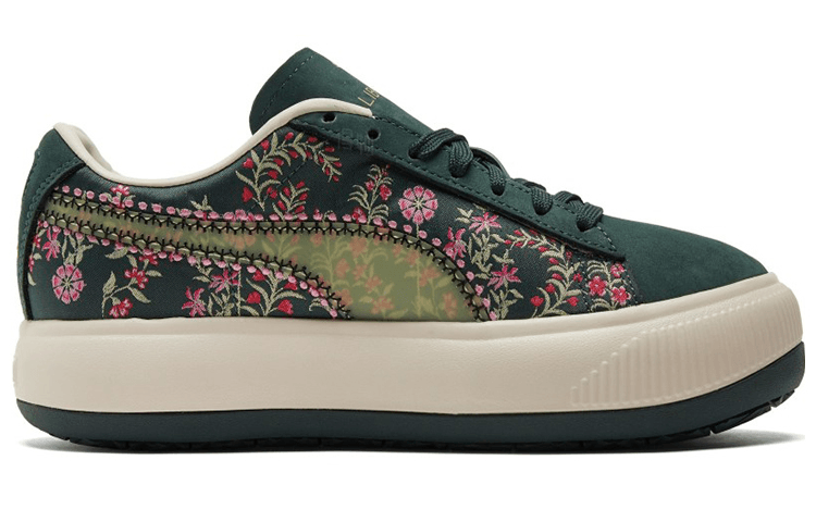 Puma Liberty x PUMA Suede Floral Low Green — фото 6