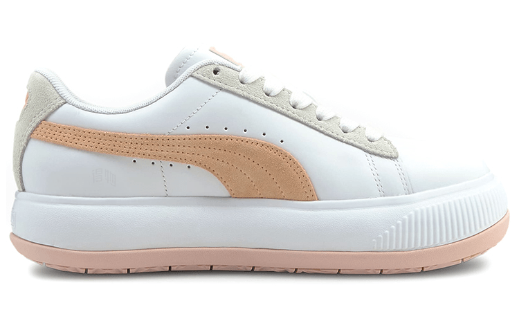 Puma Suede Mayu White Orange — фото 6
