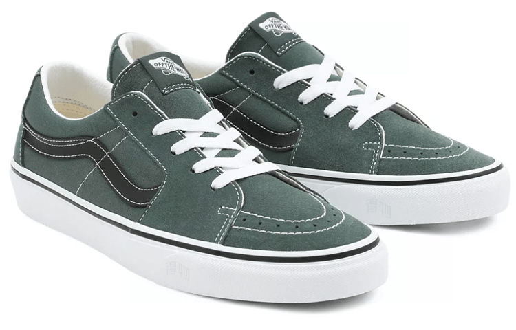 Vans SK8 Low Green White — фото 7
